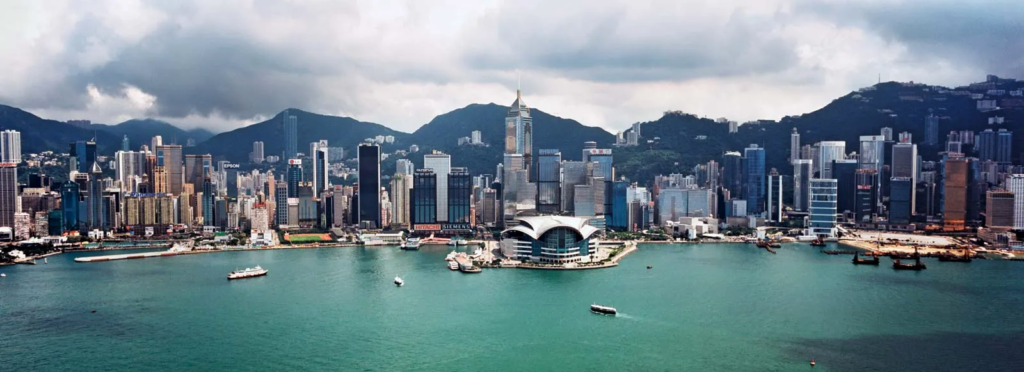 Hong Kong's famous skyline and Victoria Habour.